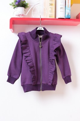 【2013秋冬新款童裝外套韓版拉鏈花邊女童外套廠價(jià)直銷】價(jià)格,廠家,圖片,童外套,廣州市海珠區(qū)依黎兒服飾廠-